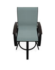 Belle Isle Sling Bar Height Swivel MGP Arm Chair