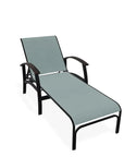 Belle Isle Sling Lay-Flat Polymer Arms Chaise