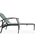 Belle Isle Sling Lay-Flat Polymer Arms Chaise