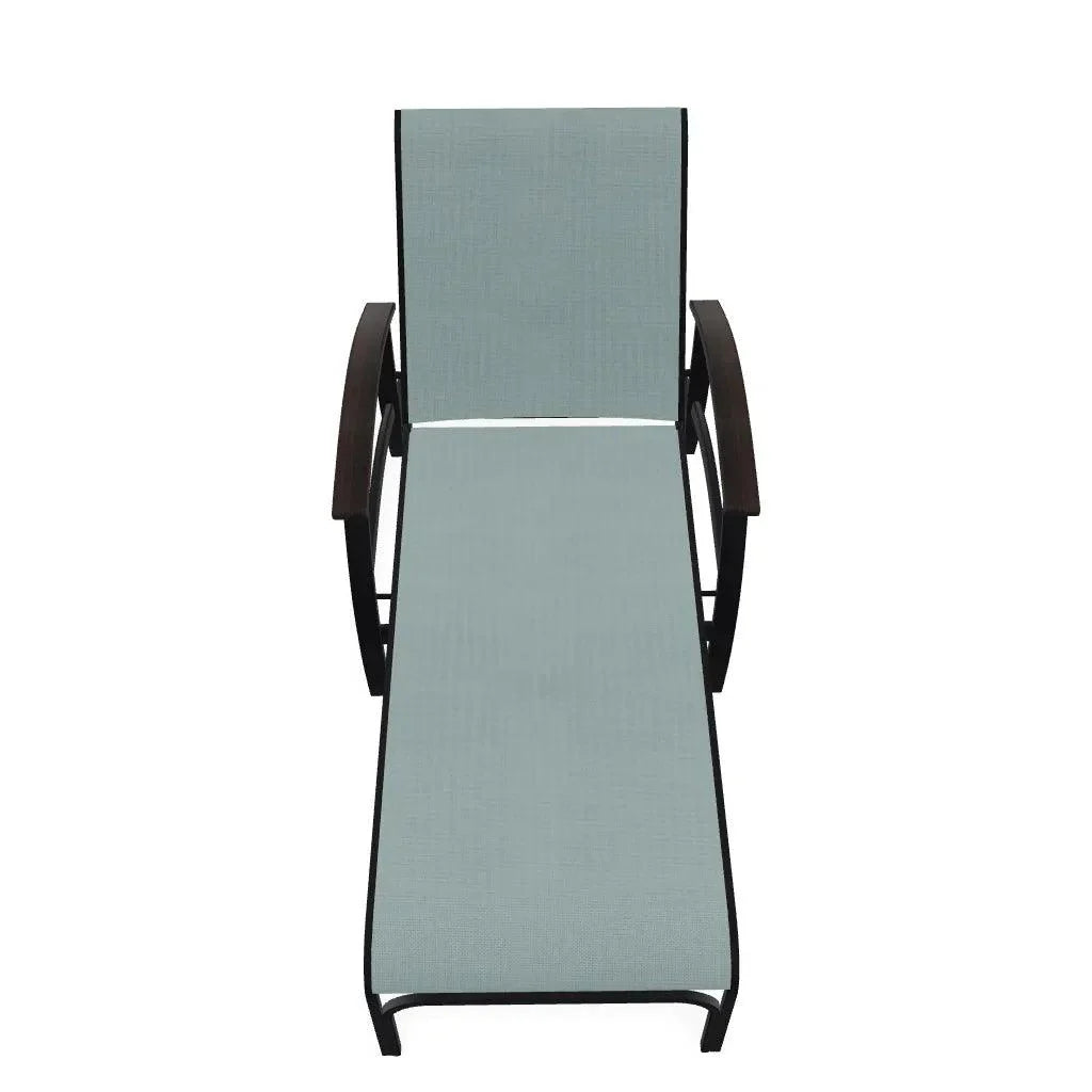 Belle Isle Sling Lay-Flat Polymer Arms Chaise