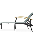 Belle Isle Sling Lay-Flat Polymer Arms Chaise