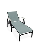 Belle Isle Sling Lay-Flat Polymer Arms Chaise