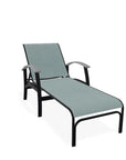 Belle Isle Sling Lay-Flat Polymer Arms Chaise