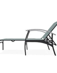 Belle Isle Sling Lay-Flat Polymer Arms Chaise