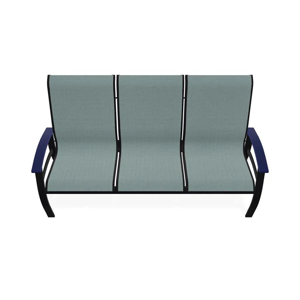 Belle Isle Sling Polymer Arms 2-Seat Glider