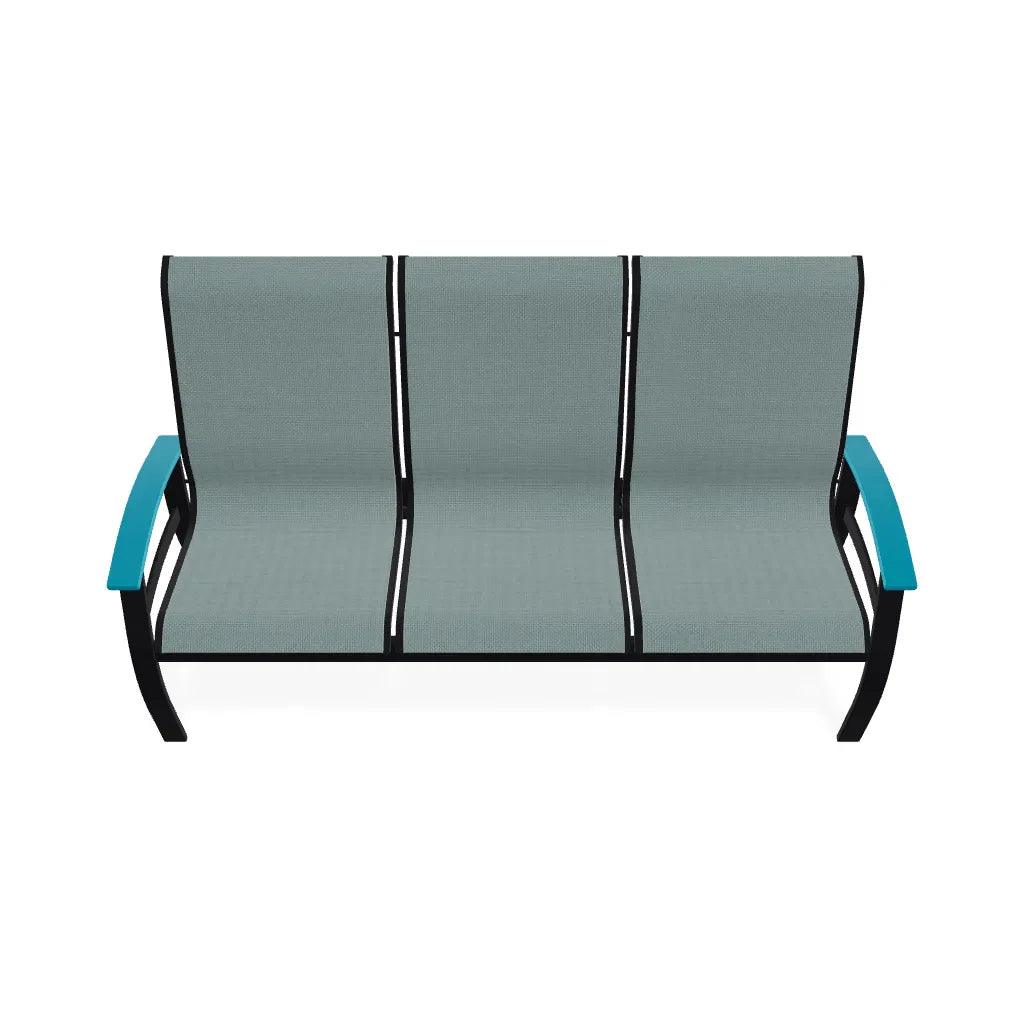 Belle Isle Sling Polymer Arms 2-Seat Glider