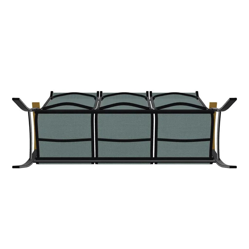 Belle Isle Sling Polymer Arms 3-Seat Sofa