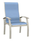 Telescope Belle Isle Sling Square Outdoor Dining Set 5PC