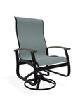 Belle Isle Swivel Rocker with Polymer Arms