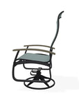 Belle Isle Swivel Rocker with Polymer Arms