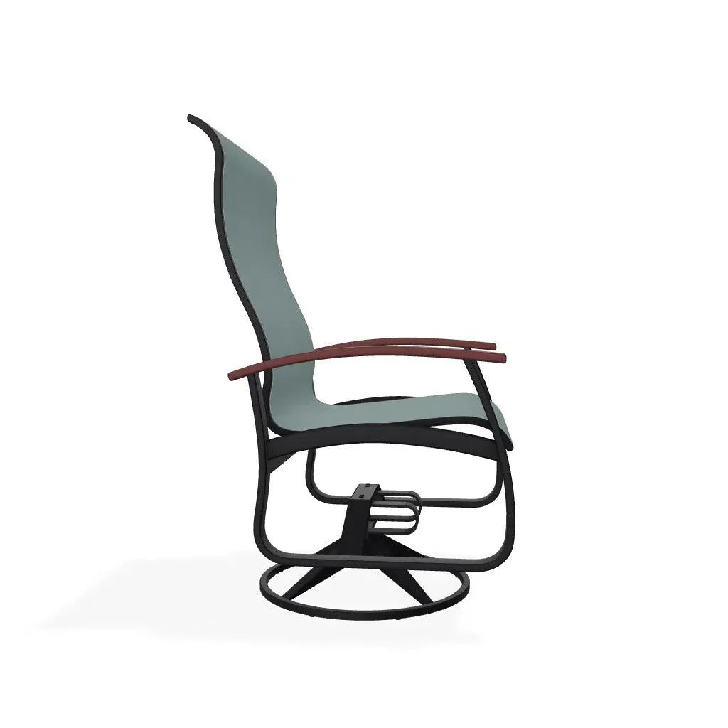 Belle Isle Swivel Rocker with Polymer Arms