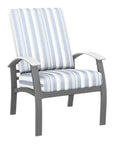 Belle Isle Deep Seat Aluminum Frame Outdoor Arm Chair Cover by Telescope Casual