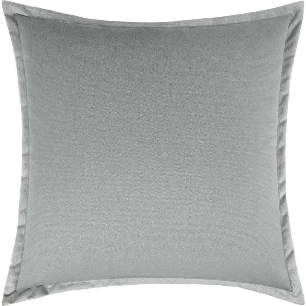 Belvedere Flange Glacier Grey Throw Pillow Insert - LOOMLAN - D.V. Kap - Throw Pillows