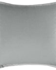 Belvedere Flange Glacier Grey Throw Pillow Insert - LOOMLAN - D.V. Kap - Throw Pillows