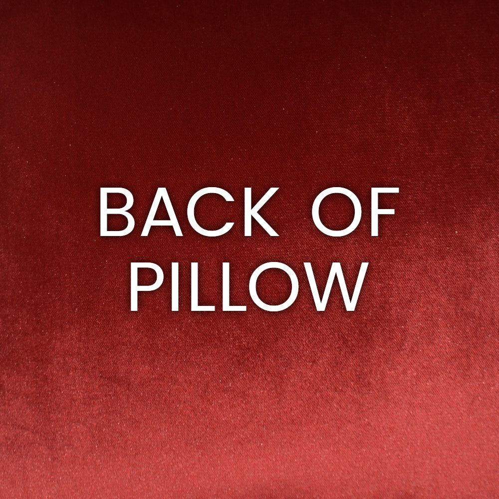 D.V. Kap Hylee Lumbar Sangria Red Throw Pillow With Insert