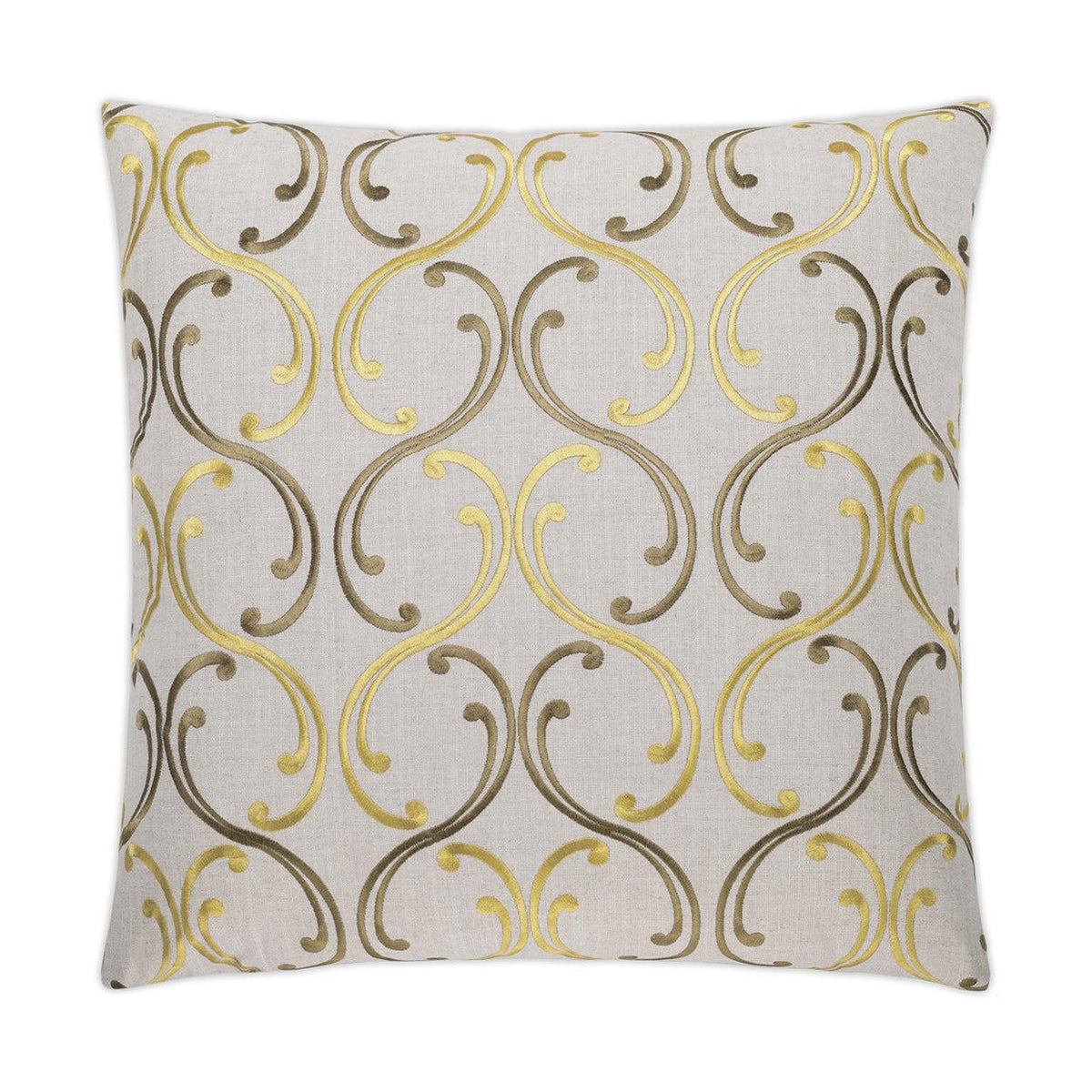D.V. Kap Bequest Gold Throw Pillow With Insert