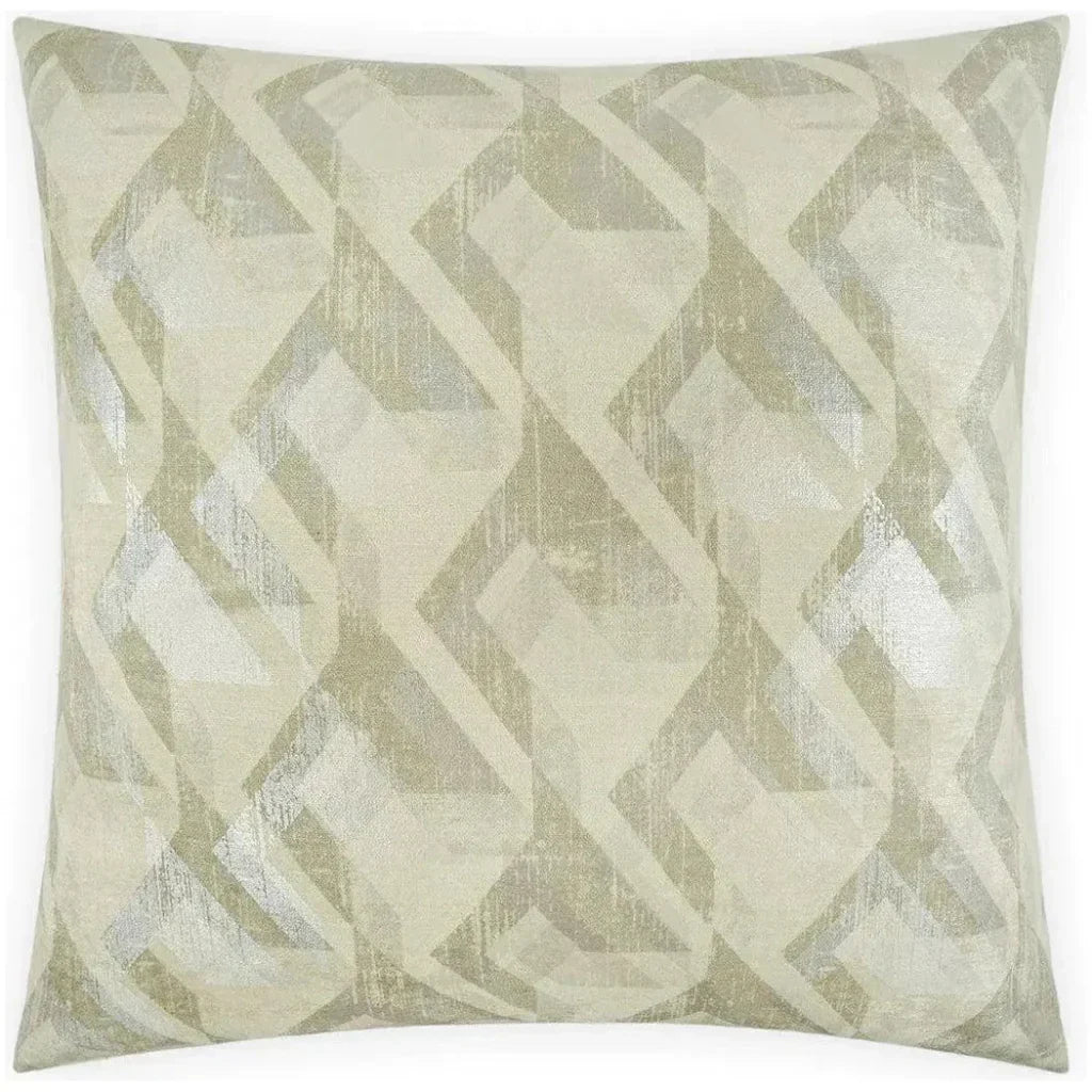 Berto Platinum Green Throw Pillow Insert - LOOMLAN - D.V. Kap - Throw Pillows