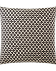 D.V. Kap Beth Black Throw Pillow With Insert