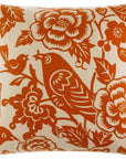 Billybird Tangerine Red Throw Pillow Insert - LOOMLAN - D.V. Kap - Throw Pillows