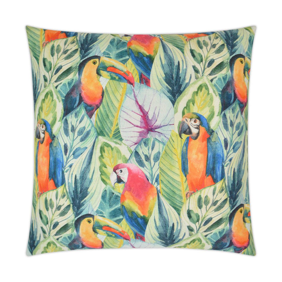 D.V. Kap Birdy Multi Color Throw Pillow With Insert