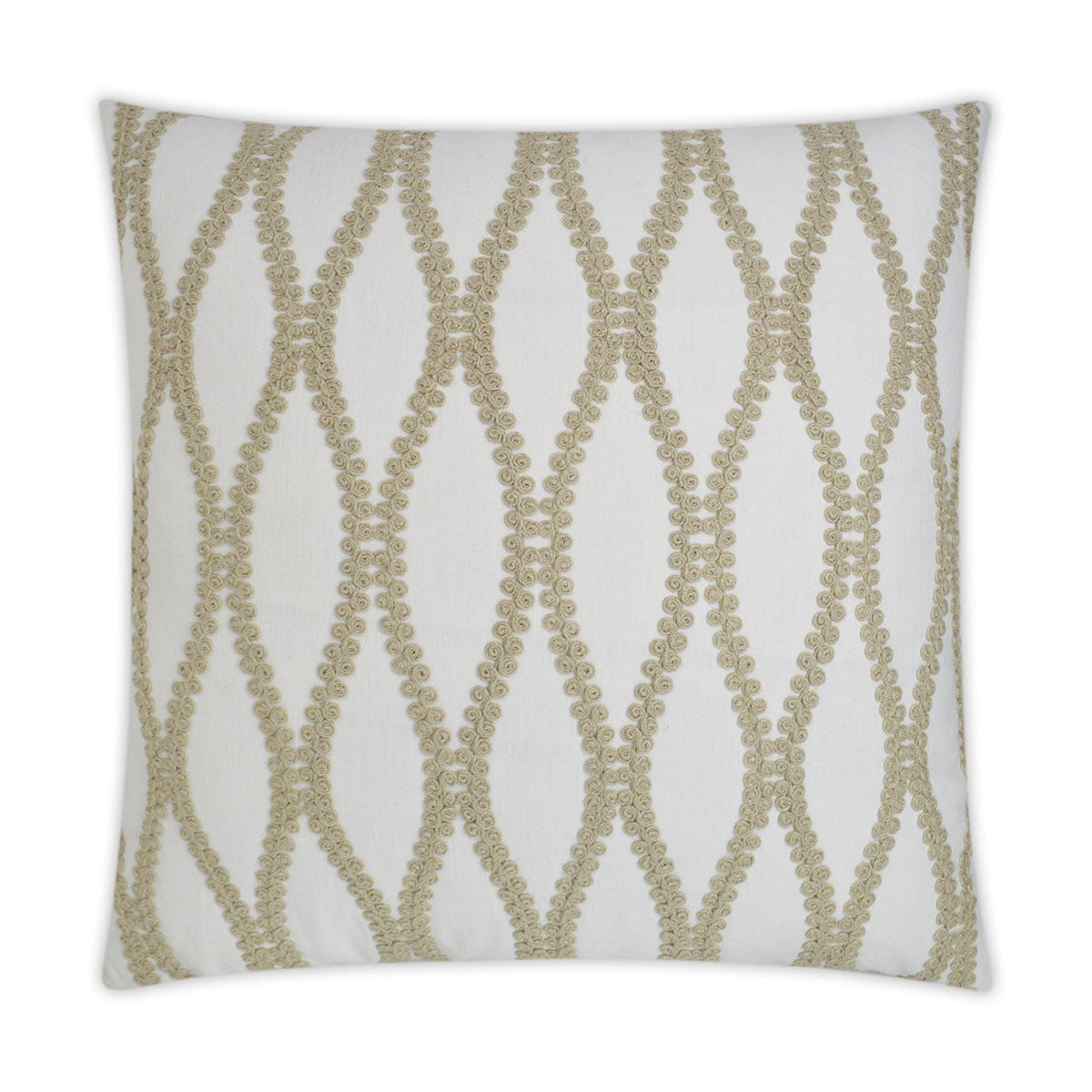 D.V. Kap Blossom Off-White Throw Pillow With Insert