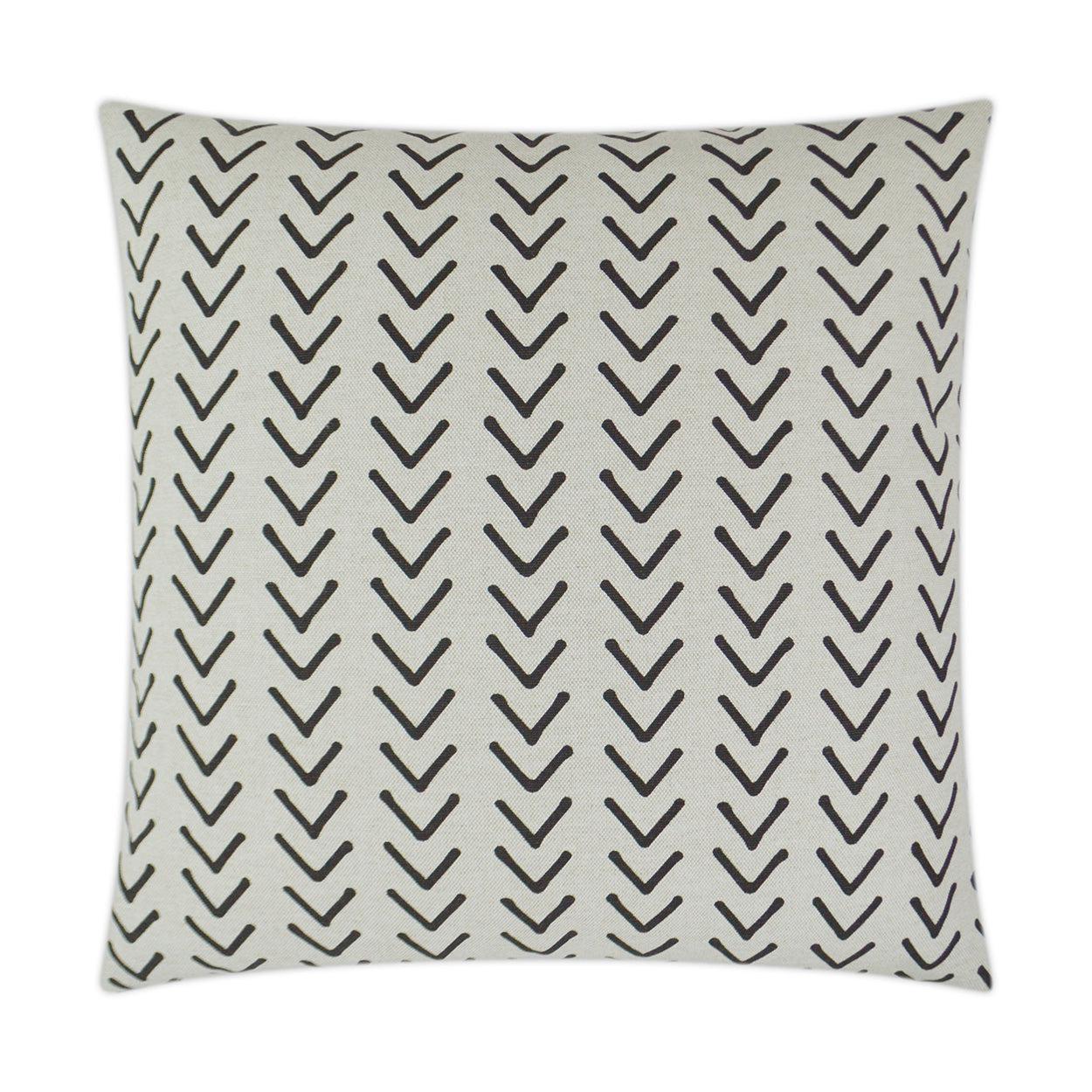 D.V. Kap Boheme Flax Black Throw Pillow With Insert