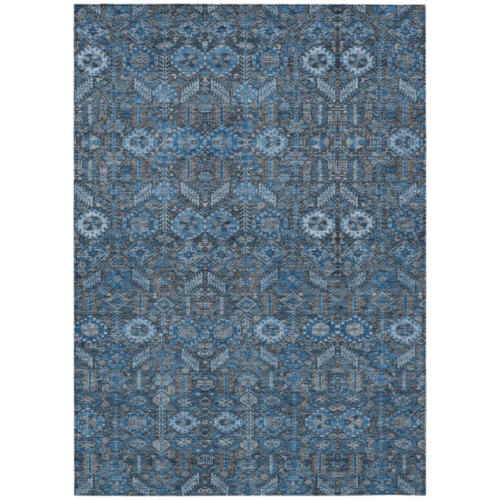 Addison Rugs Bohemian Blue Washable Indoor-Outdoor Rug
