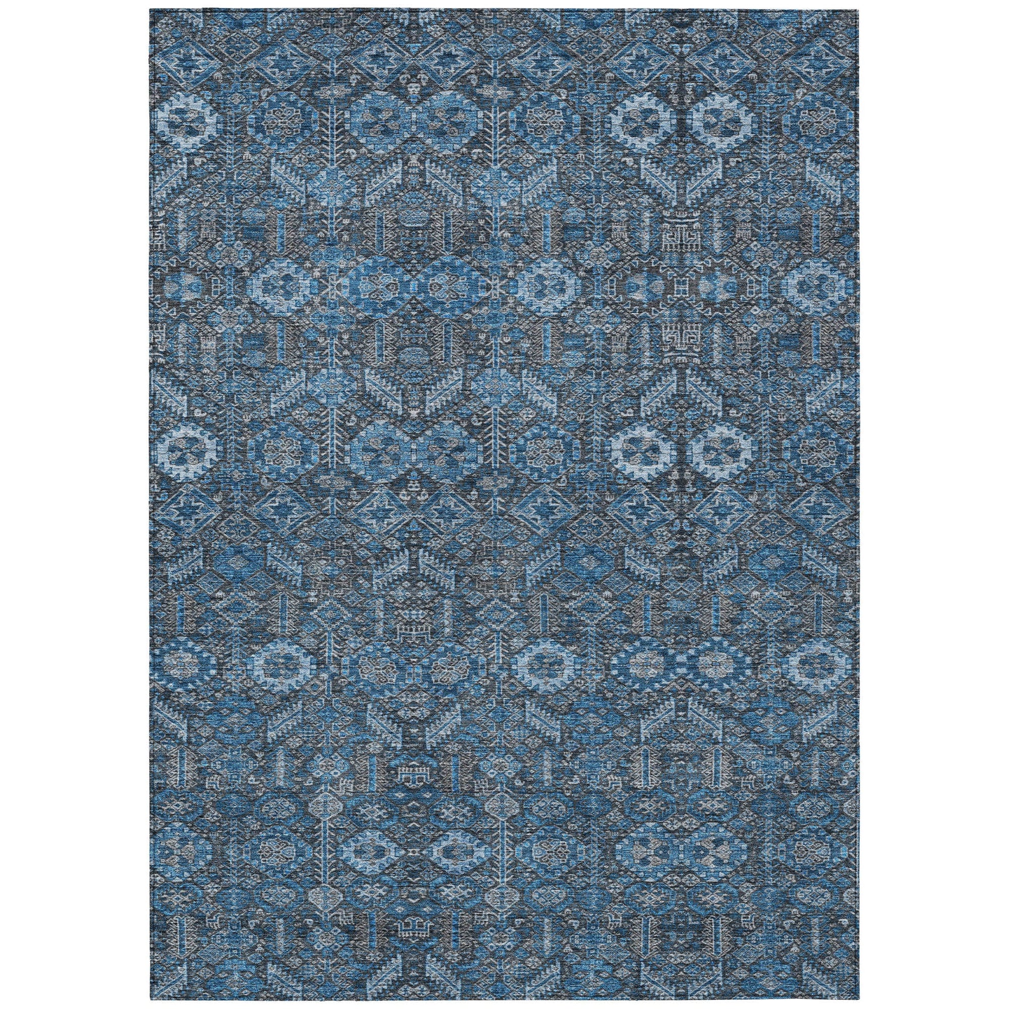 Addison Rugs Bohemian Blue Washable Indoor-Outdoor Rug