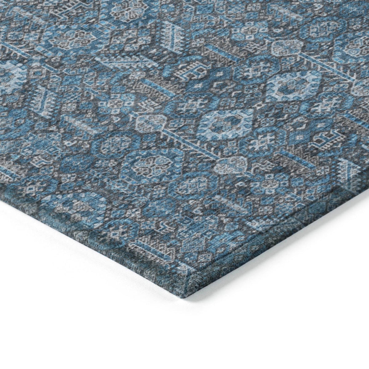 Addison Rugs Bohemian Blue Washable Indoor-Outdoor Rug