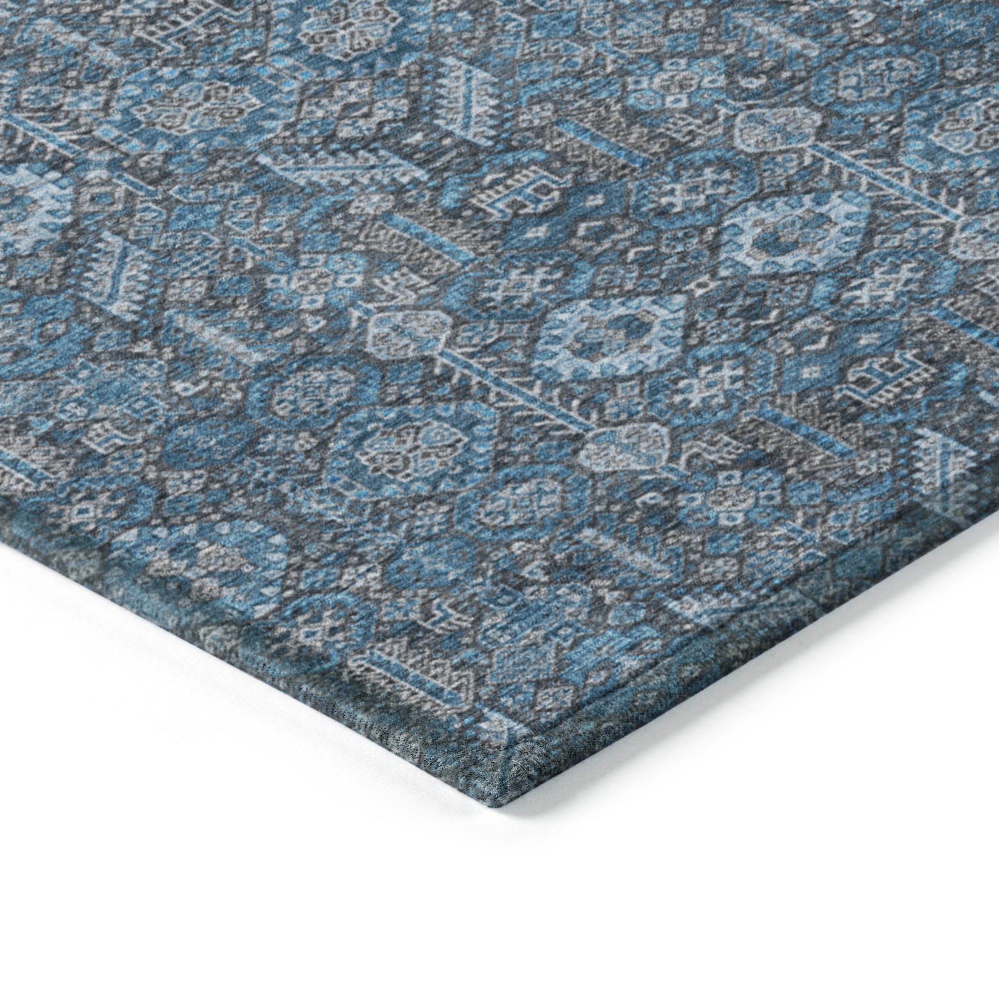 Addison Rugs Bohemian Blue Washable Indoor-Outdoor Rug