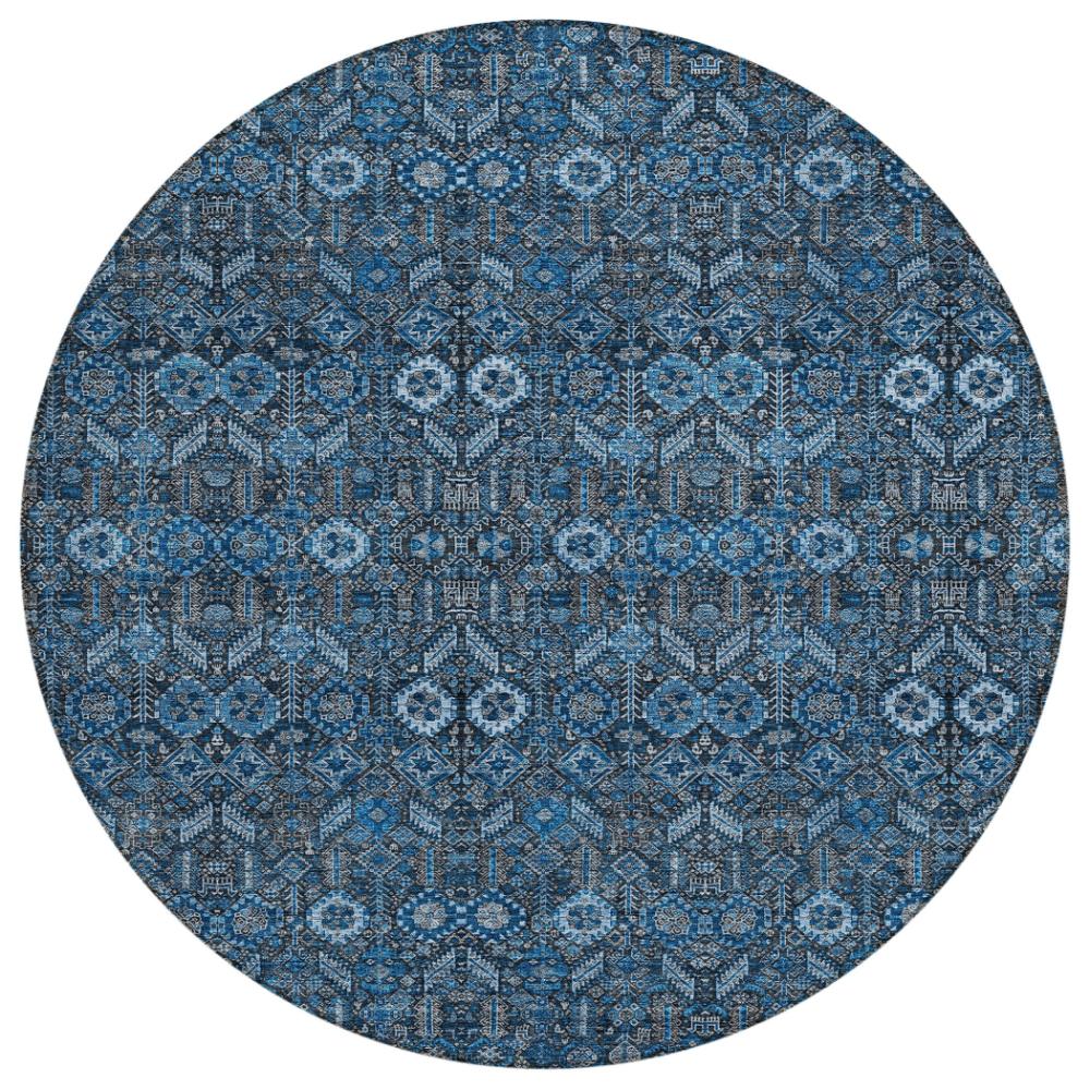 Addison Rugs Bohemian Blue Washable Indoor-Outdoor Rug