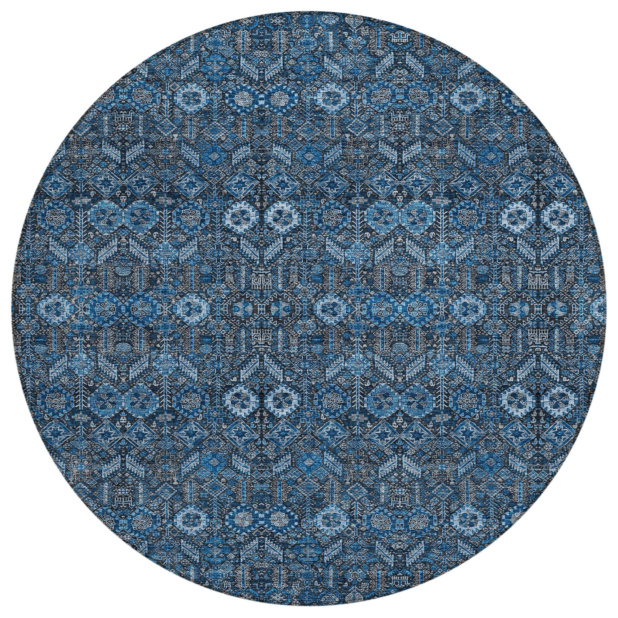 Addison Rugs Bohemian Blue Washable Indoor-Outdoor Rug