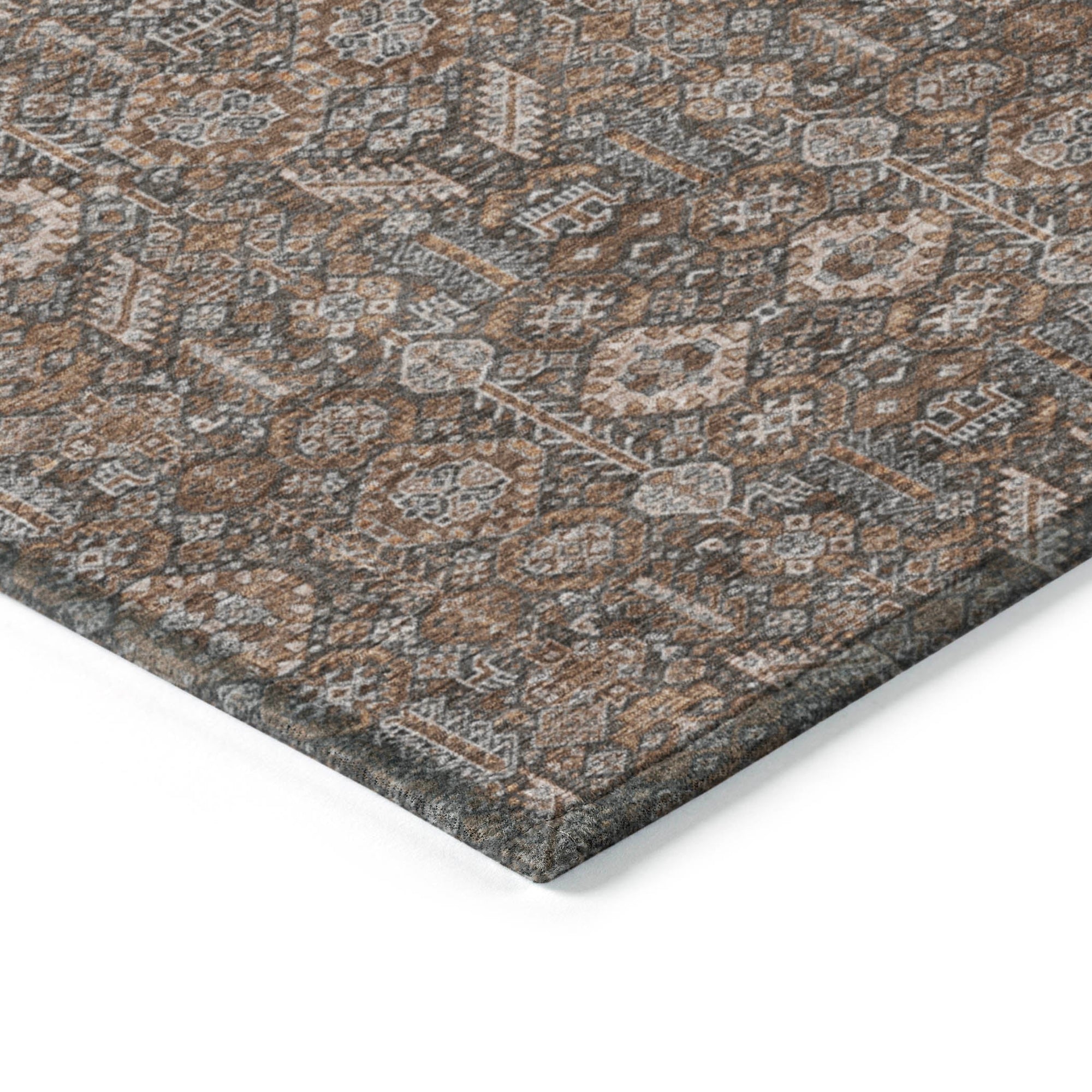 Addison Rugs Bohemian Brown Washable Indoor-Outdoor Rug