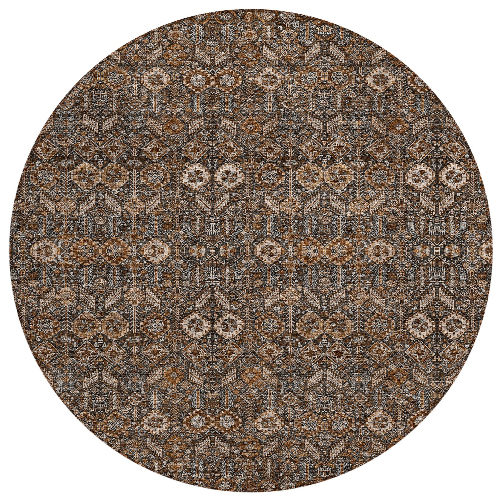 Addison Rugs Bohemian Brown Washable Indoor-Outdoor Rug