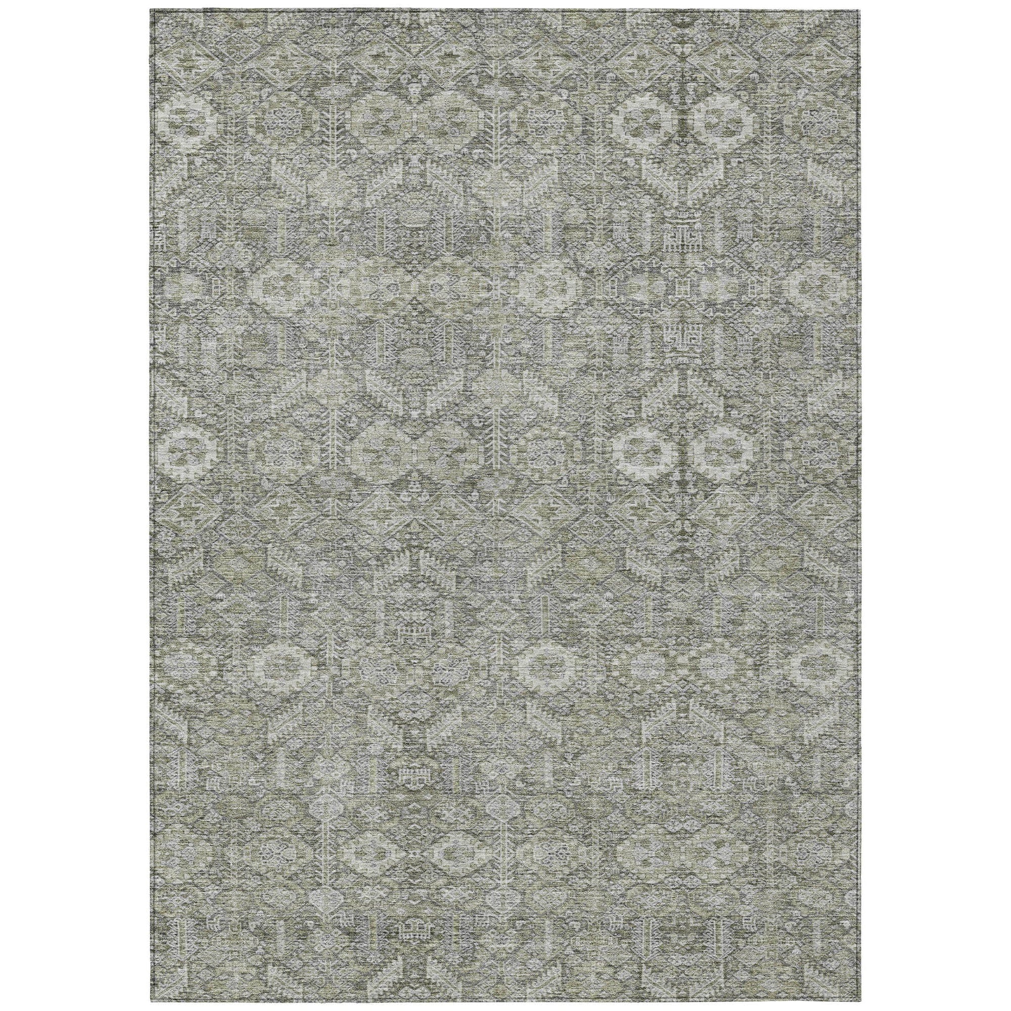 Addison Rugs Bohemian Grey Washable Indoor-Outdoor Rug