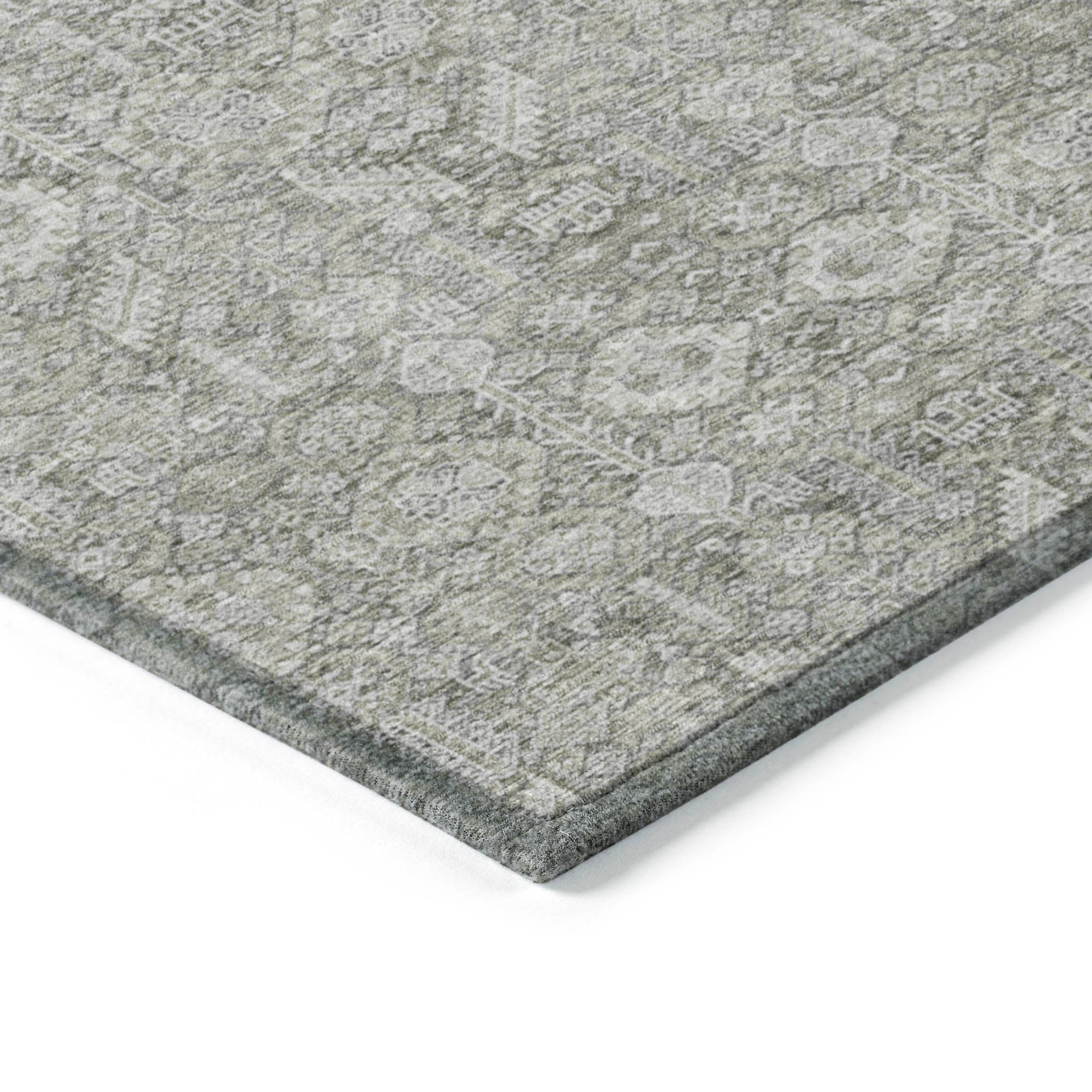 Addison Rugs Bohemian Grey Washable Indoor-Outdoor Rug