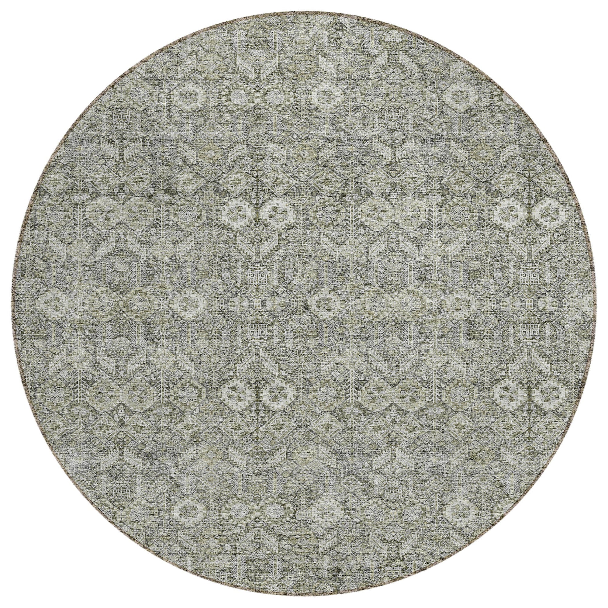 Addison Rugs Bohemian Grey Washable Indoor-Outdoor Rug