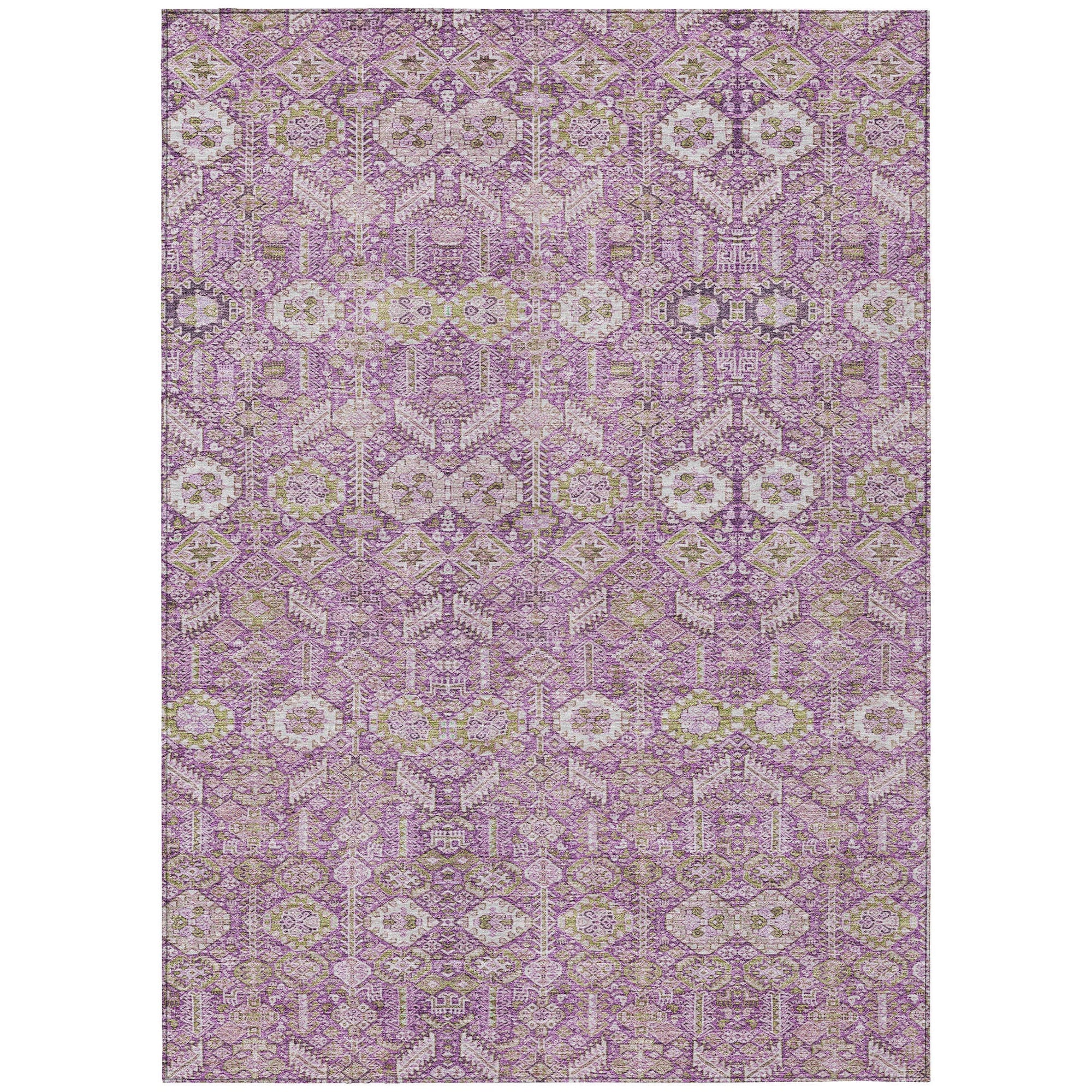 Addison Rugs Bohemian Lavender Washable Indoor-Outdoor Rug