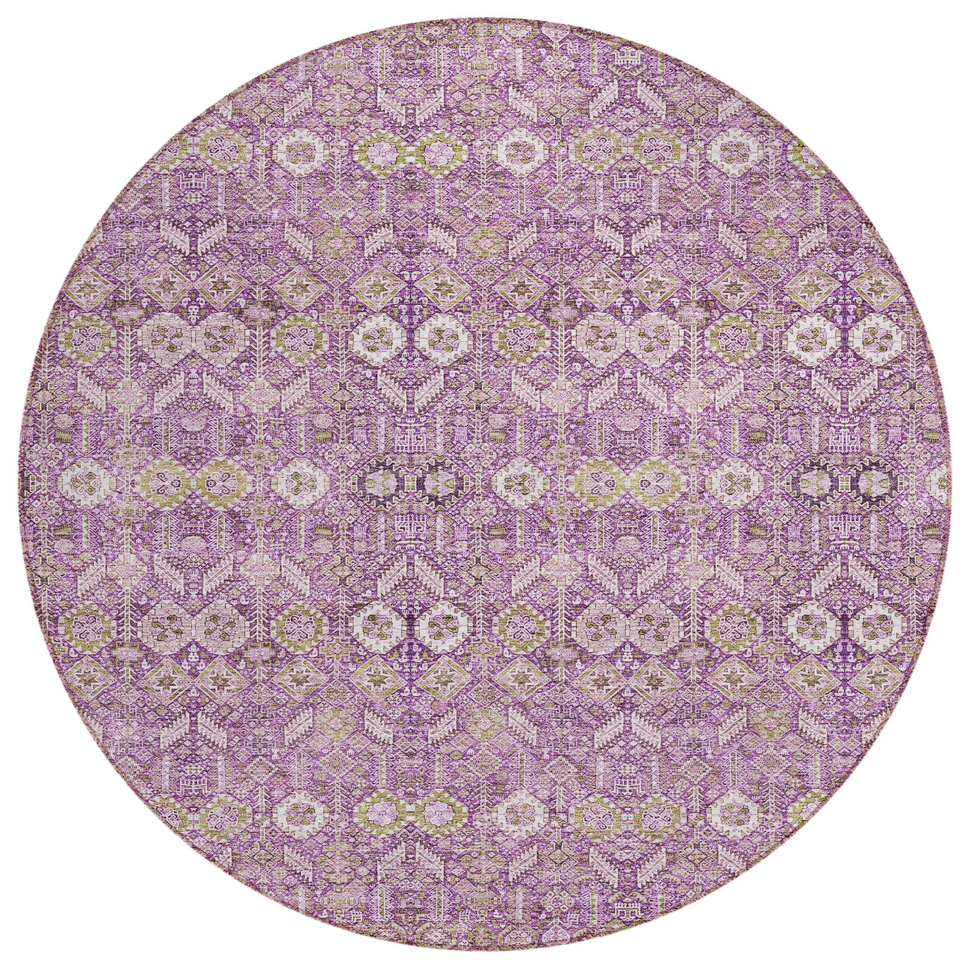 Addison Rugs Bohemian Lavender Washable Indoor-Outdoor Rug