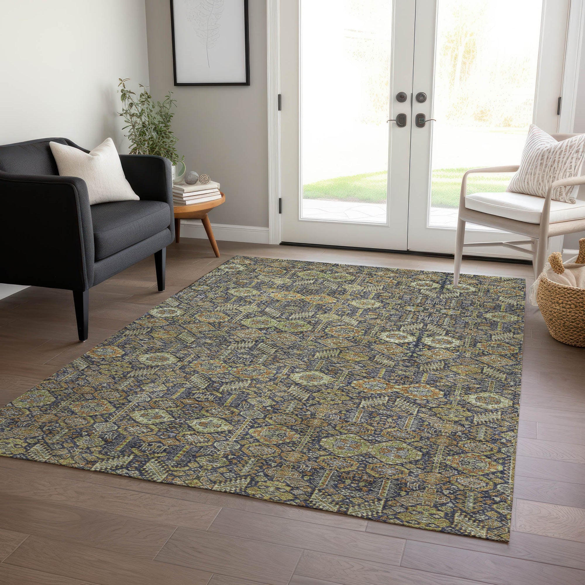 Addison Rugs Bohemian Paprika Washable Indoor-Outdoor Rug