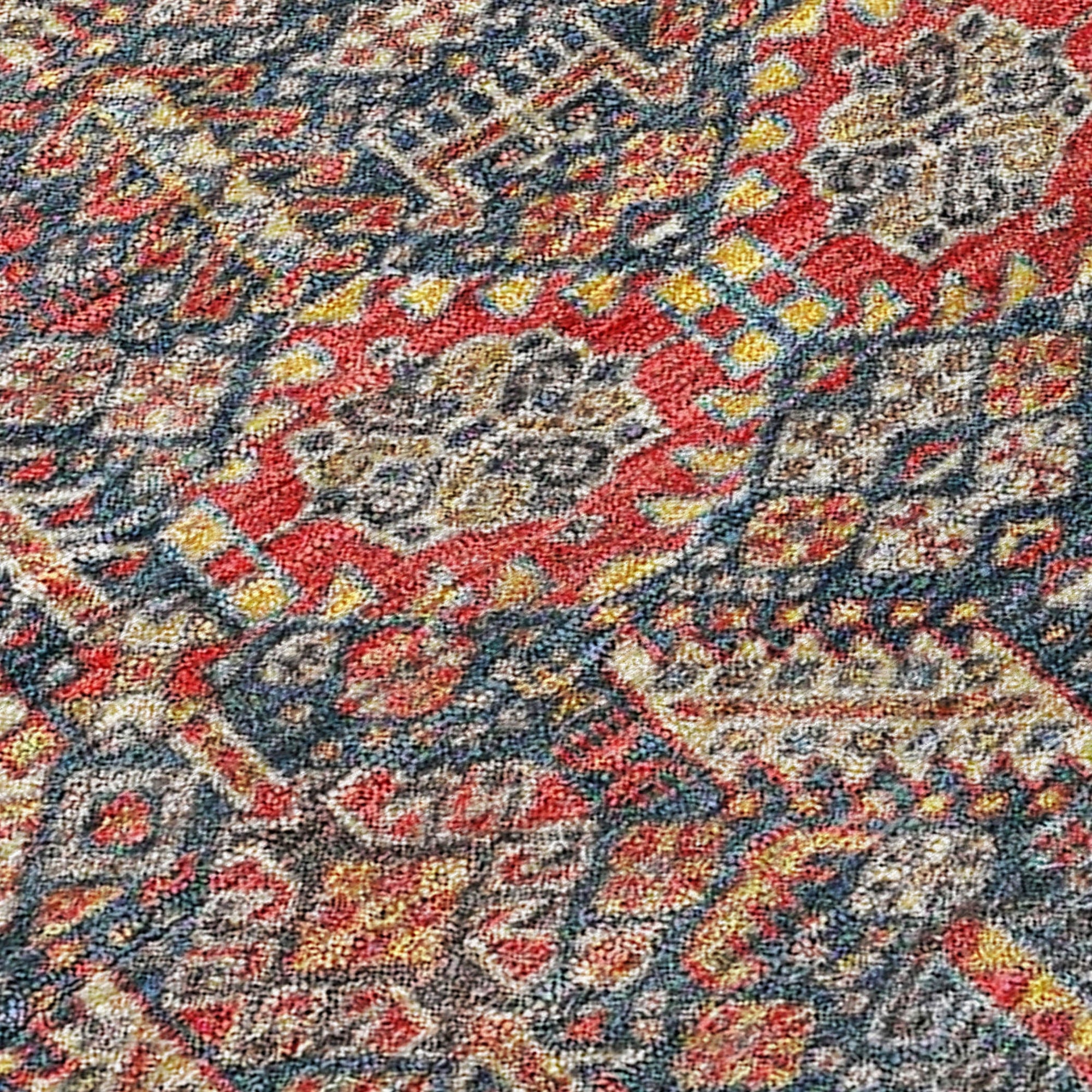 Addison Rugs Bohemian Red Washable Indoor-Outdoor Rug