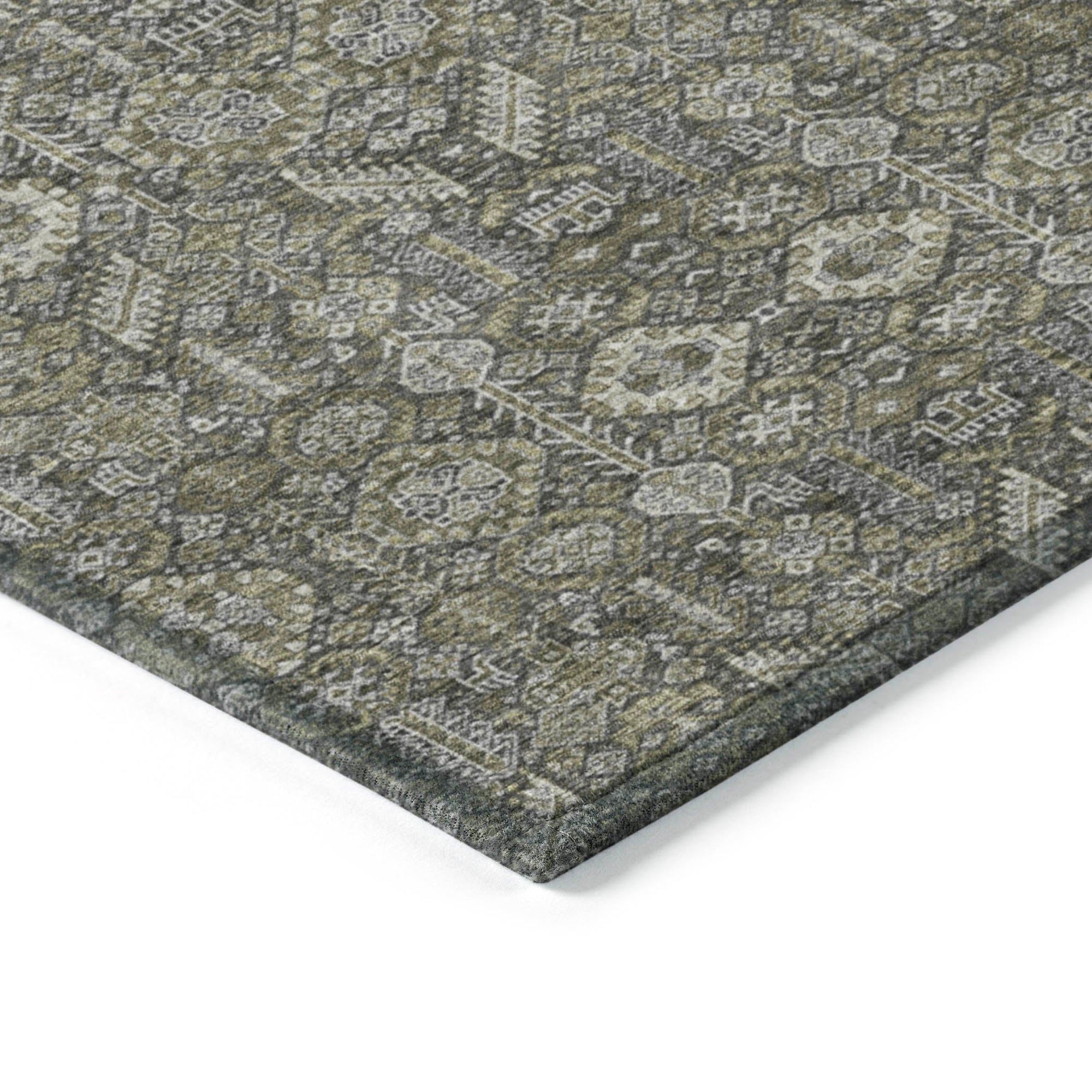 Addison Rugs Bohemian Taupe Washable Indoor-Outdoor Rug