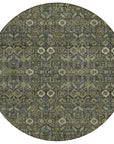 Bohemian Taupe Washable Indoor-Outdoor Rug
