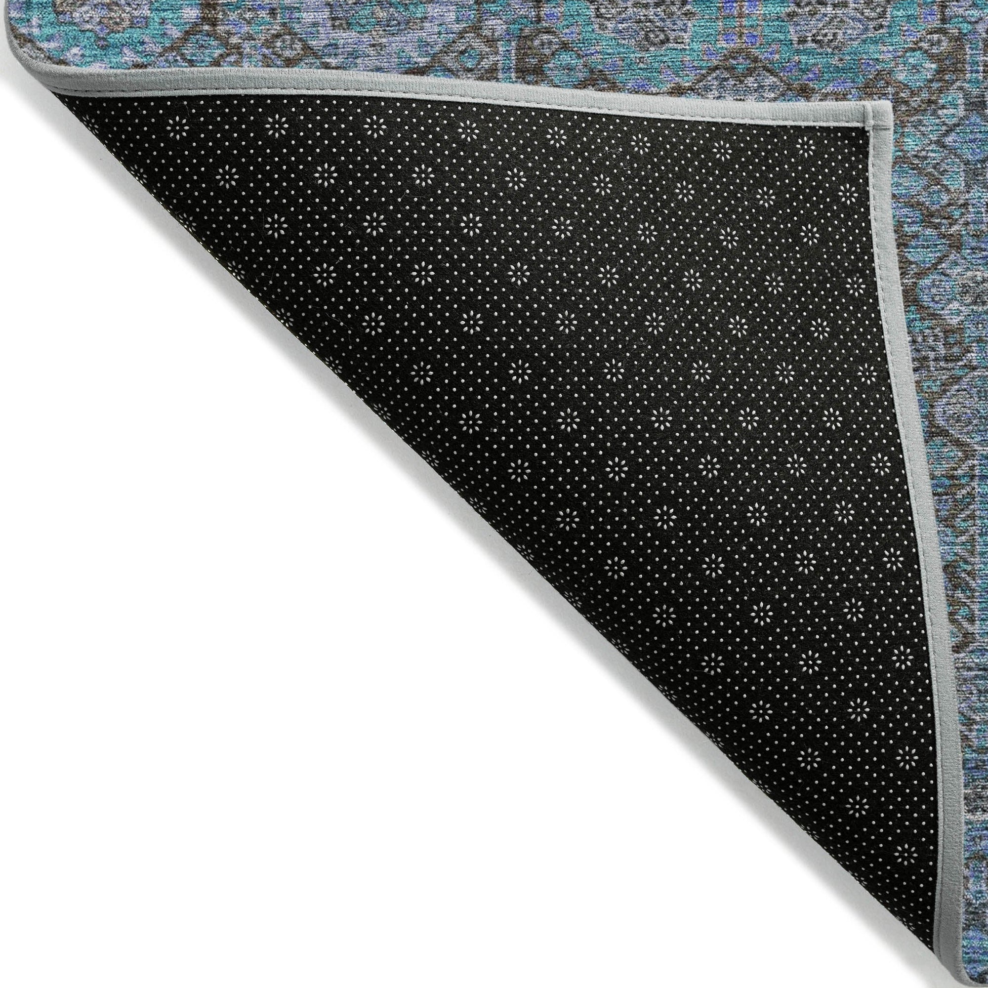 Addison Rugs Bohemian Teal Washable Indoor-Outdoor Rug