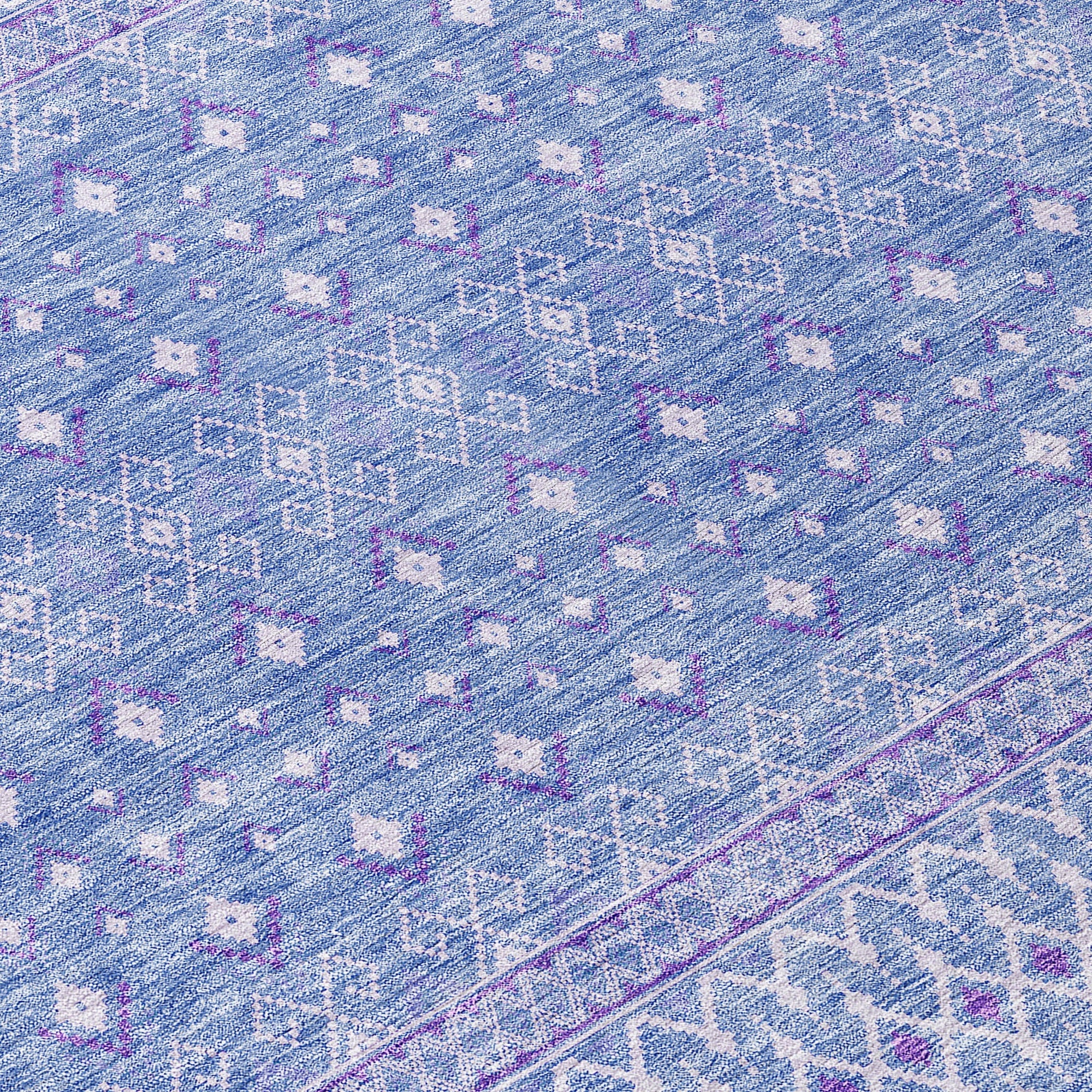 Addison Rugs Boho Blue Washable Indoor-Outdoor Rug