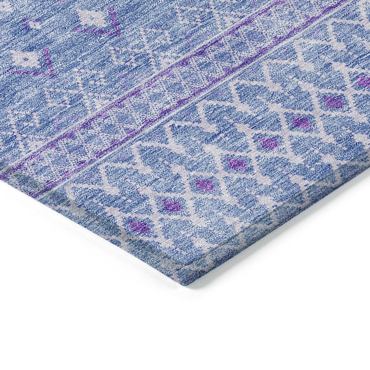 Addison Rugs Boho Blue Washable Indoor-Outdoor Rug