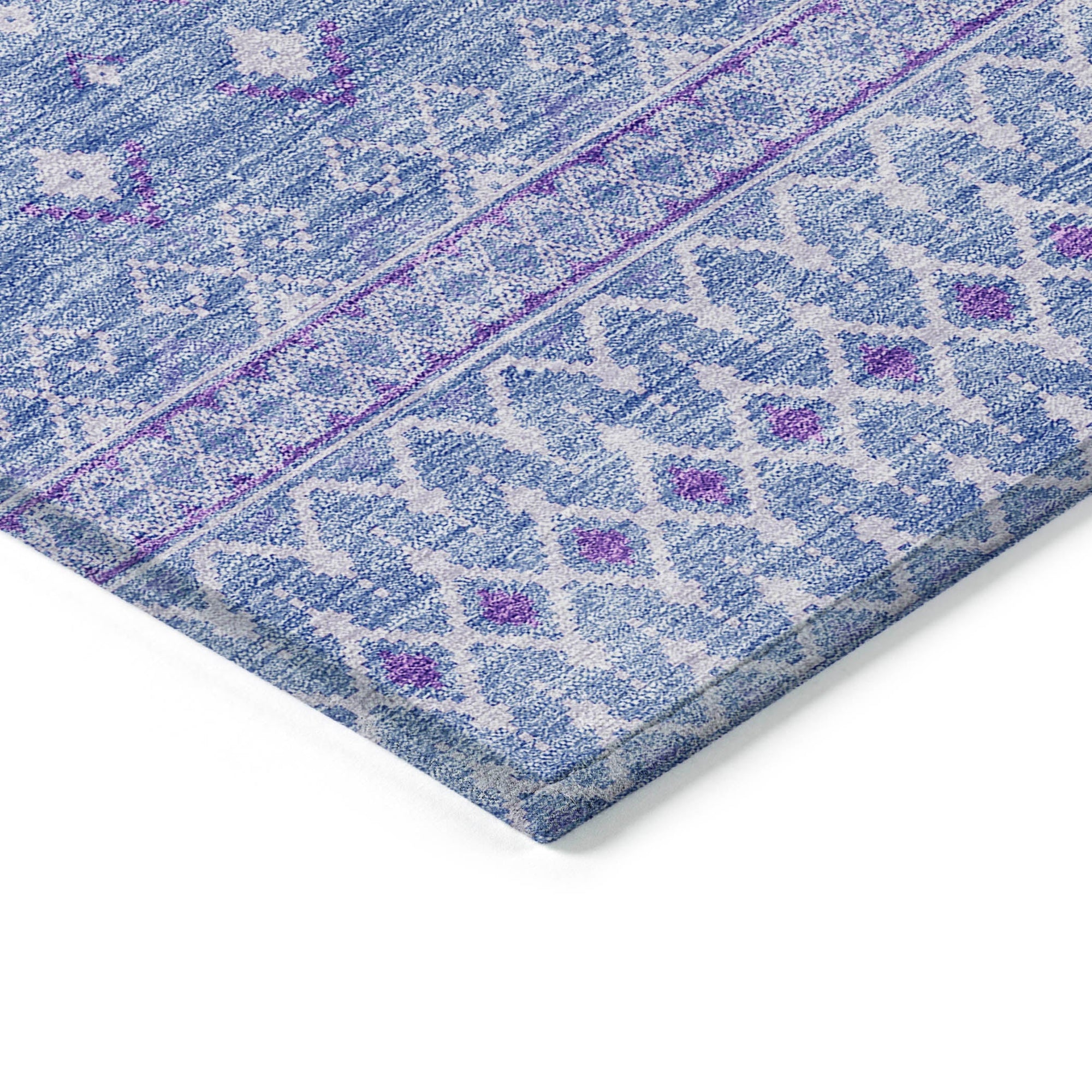 Addison Rugs Boho Blue Washable Indoor-Outdoor Rug