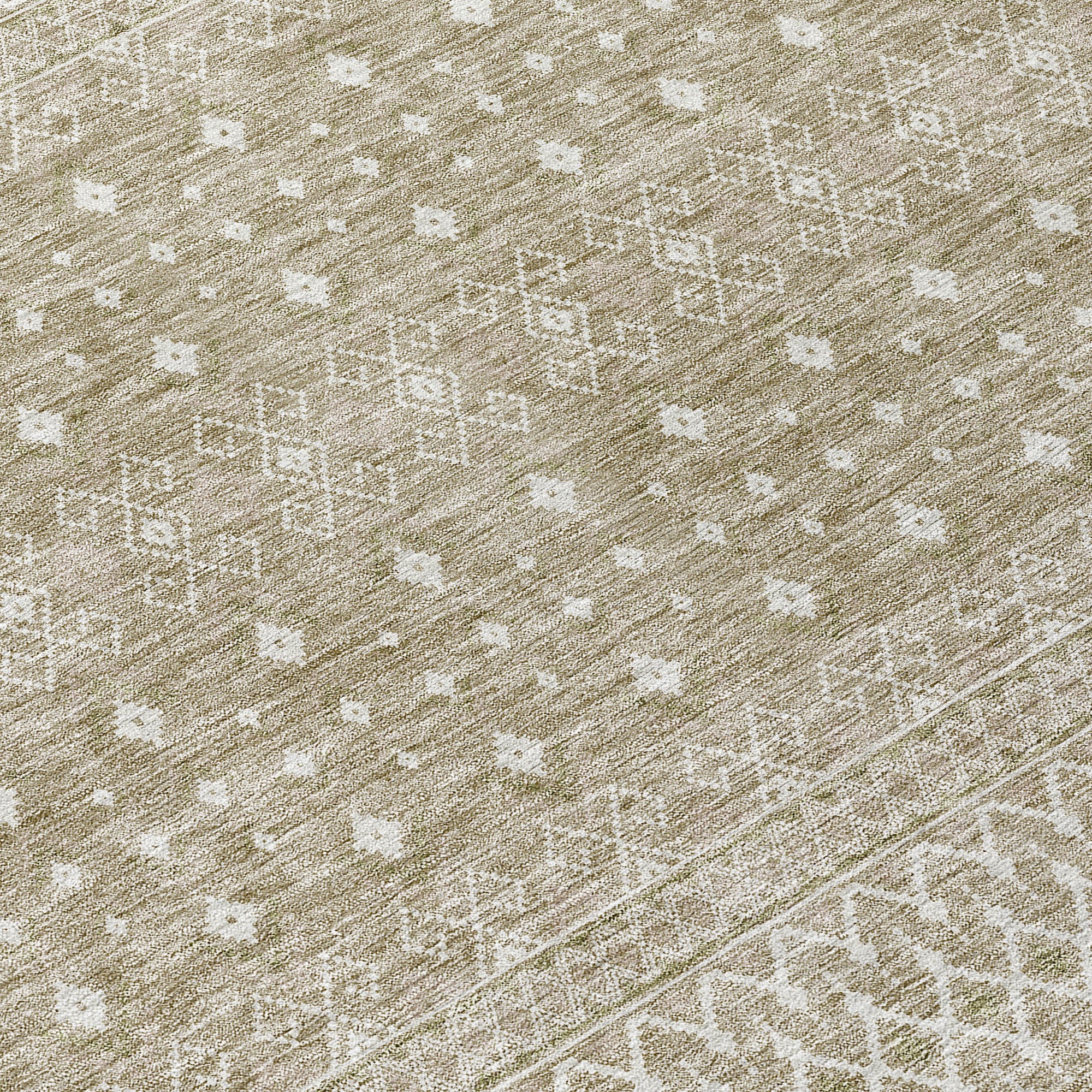 Addison Rugs Boho Brown Washable Indoor-Outdoor Rug