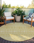 Boho Gold Washable Indoor-Outdoor Rug