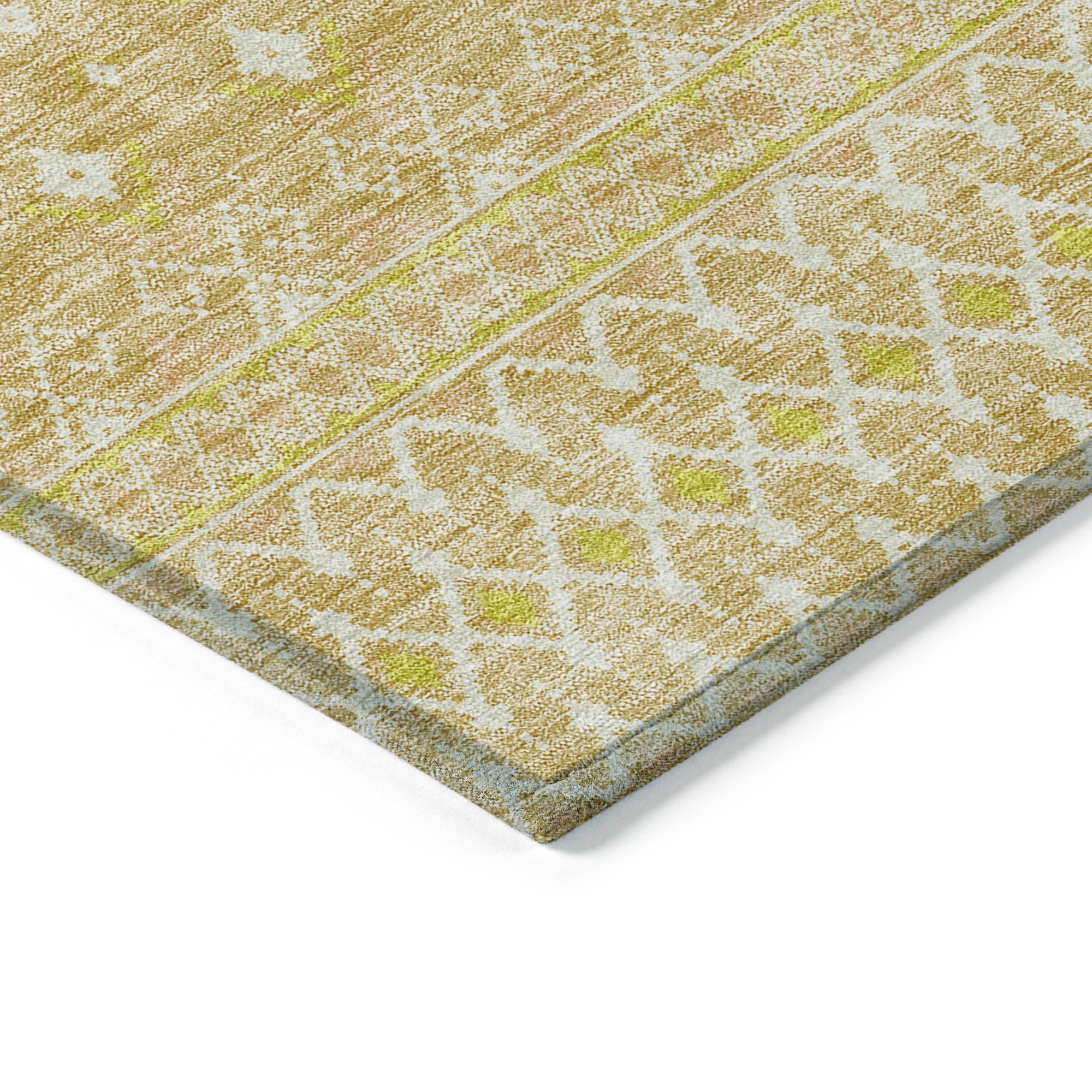 Addison Rugs Boho Gold Washable Indoor-Outdoor Rug